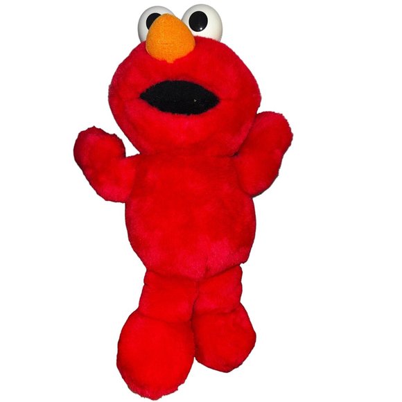 1995 TICKLE ME ELMO Plush Stuffed Talking Toy Doll TYCO Jim Henson Sesame Street - Picture 10 of 12